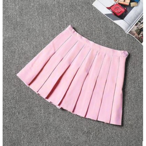 Girls cheer leaders student skirt school stage performance competition pleated skirts